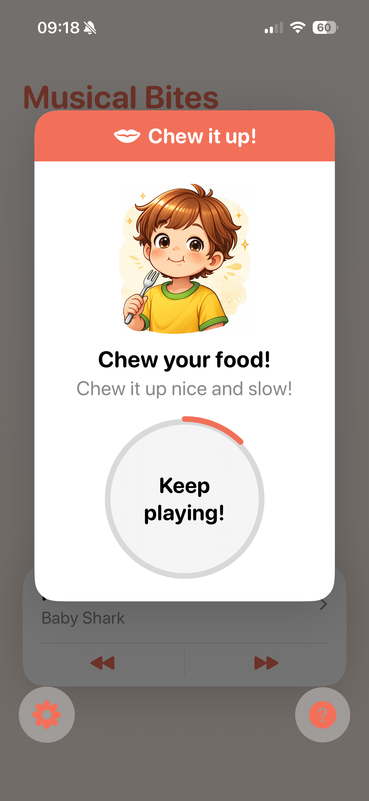 Chew screen