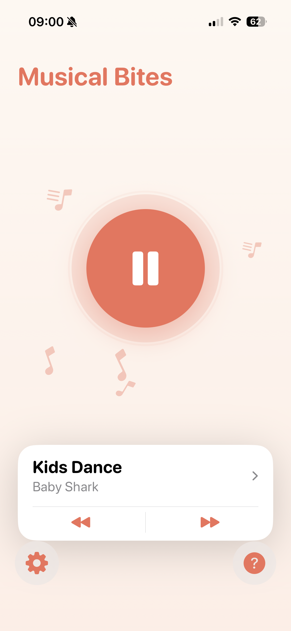 Start Playing screen